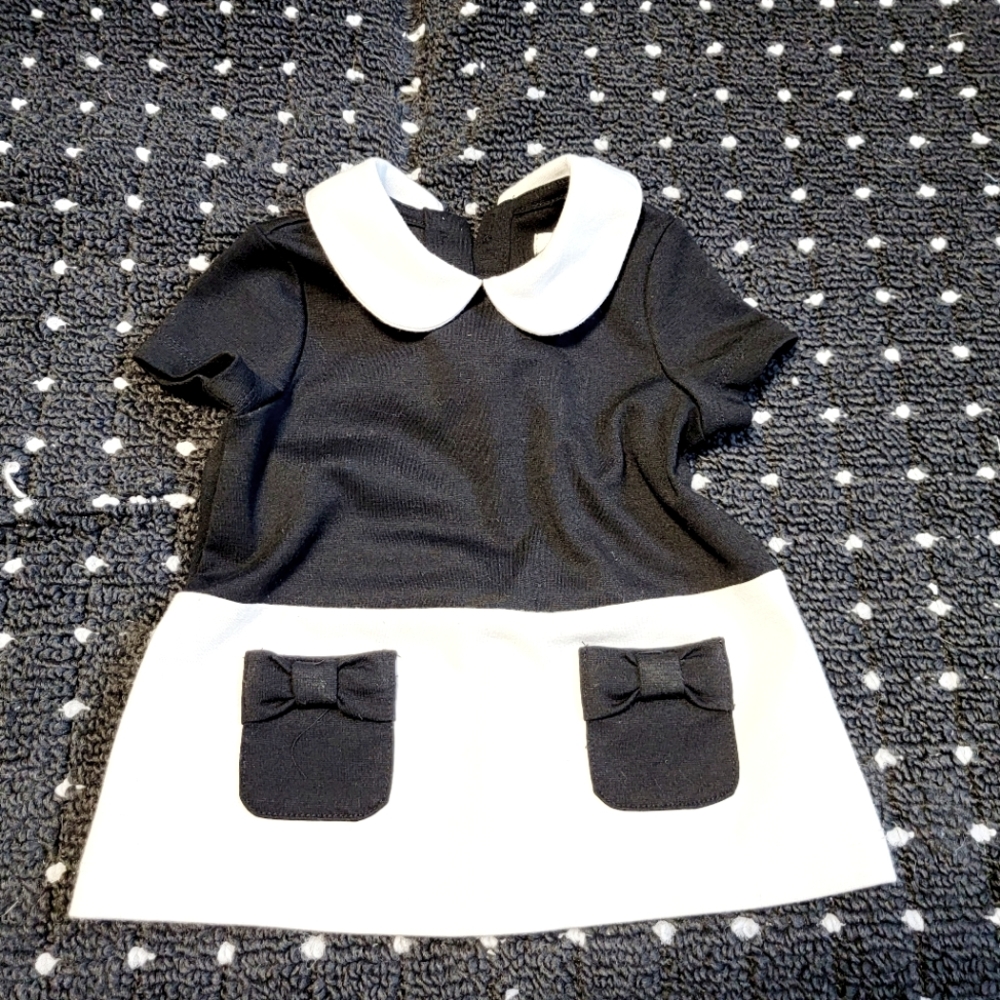 Joe Fresh | baby girl black-and-white elegant formal dress 3-6m